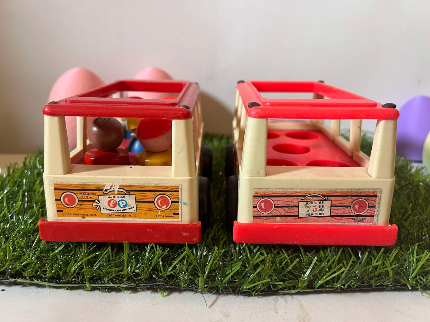 Original Jugetes Perquin (JP) PINK Mini Camper Bus