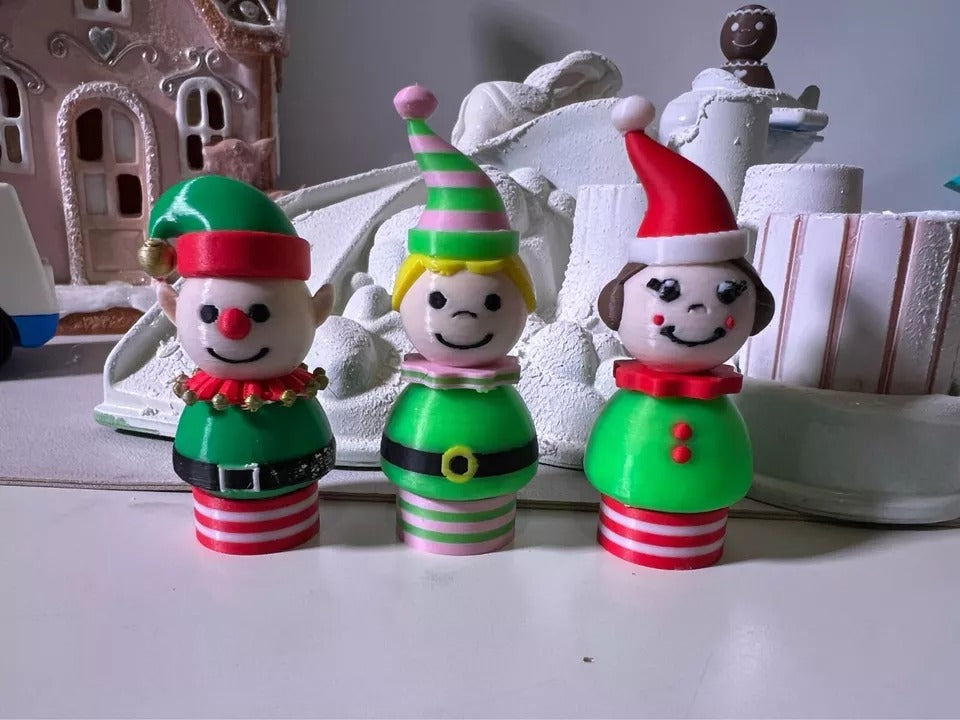 Christmas/Holiday Misfits - Elves & Snowman