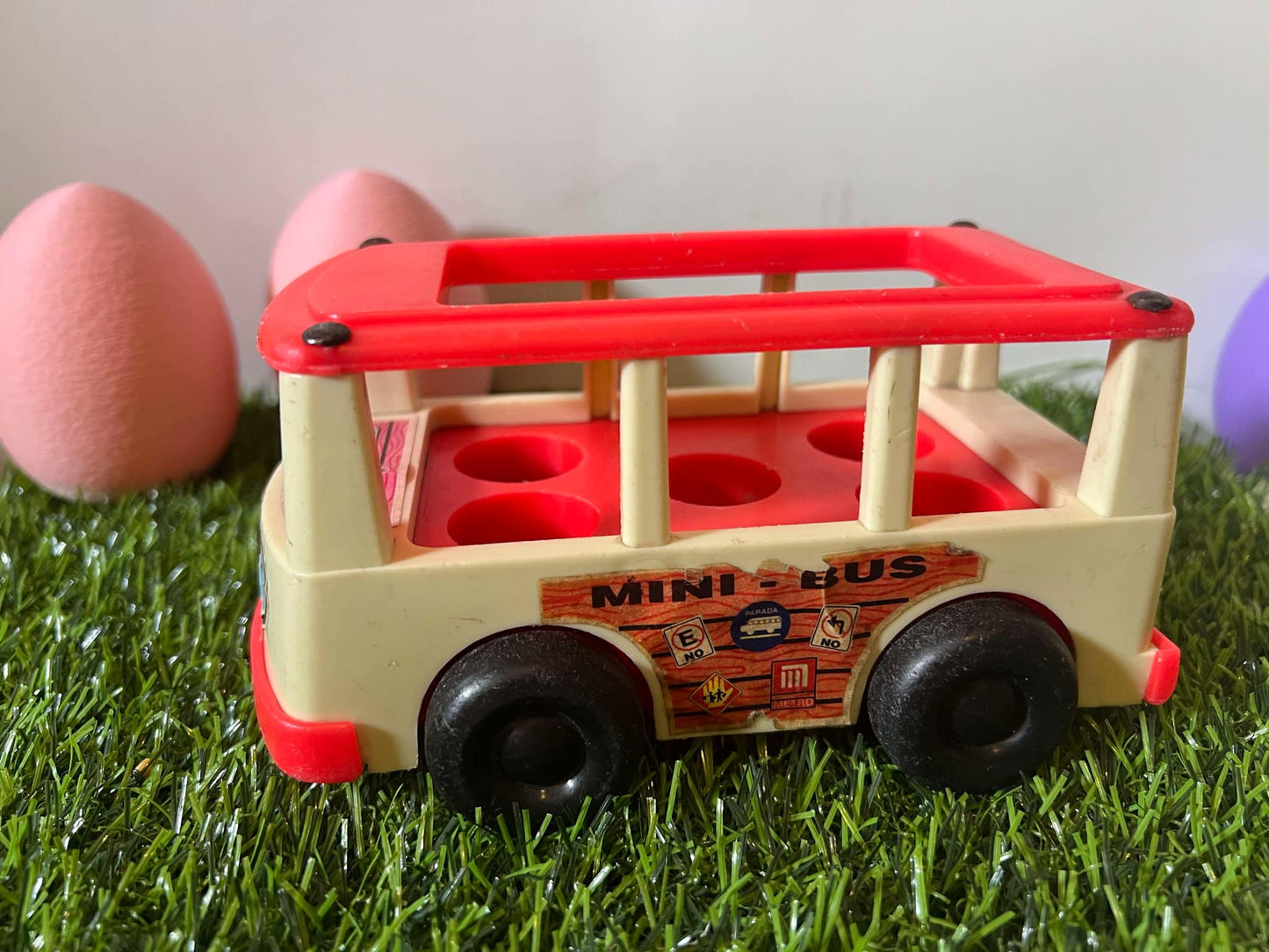 Original Jugetes Perquin (JP) PINK Mini Camper Bus
