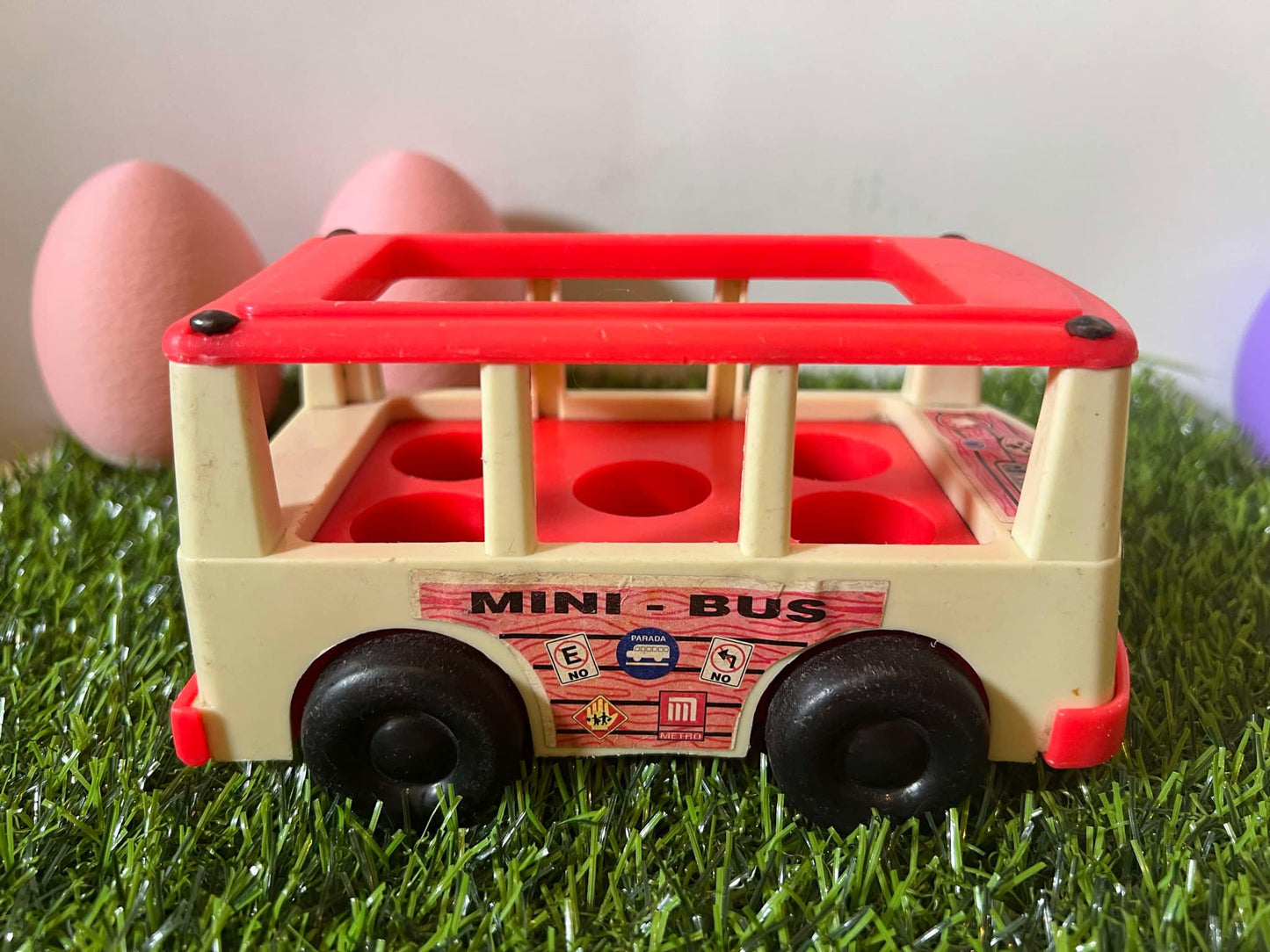 Original Jugetes Perquin (JP) PINK Mini Camper Bus