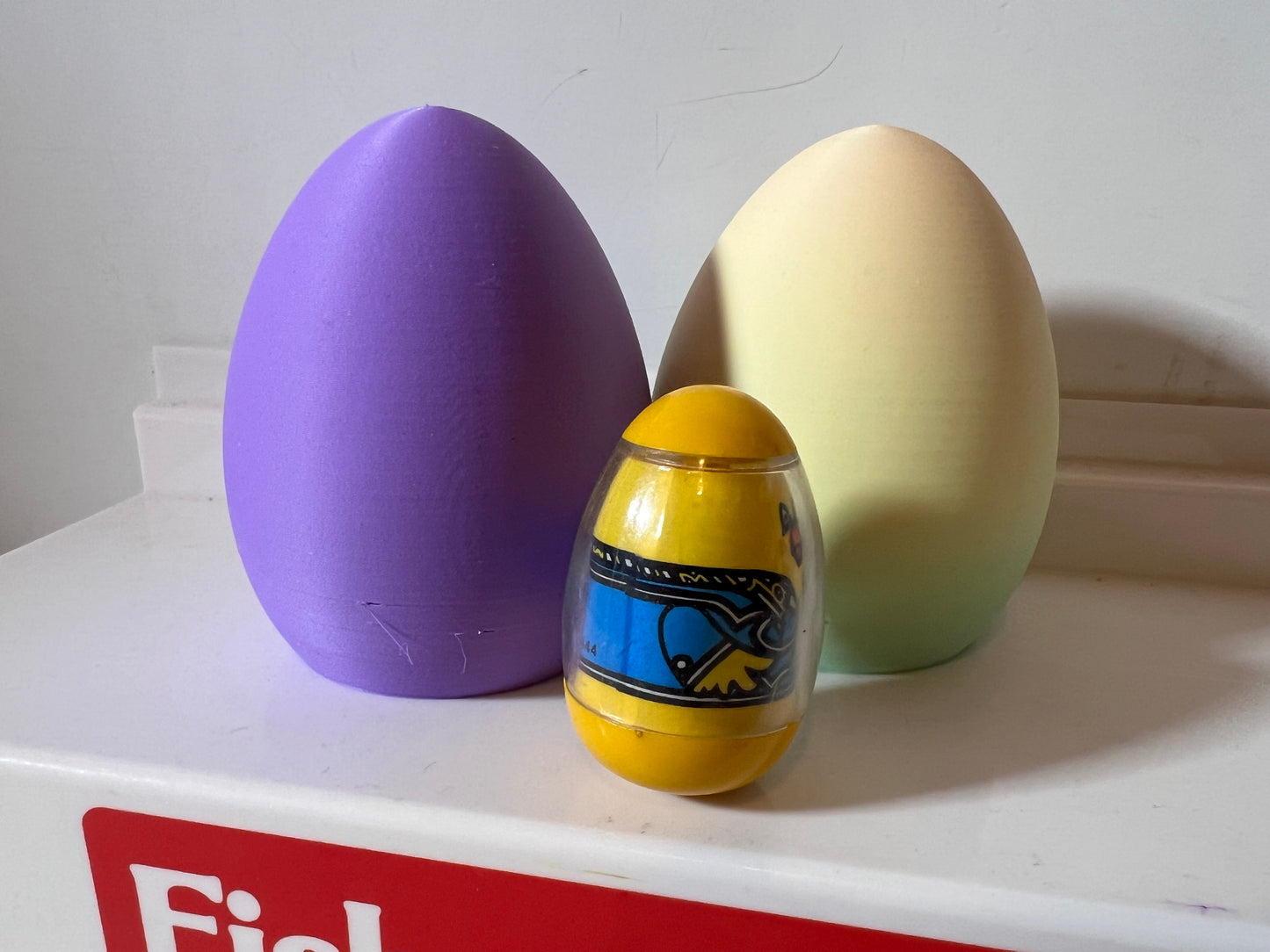 Weeble Wobble Easter Chick Figure