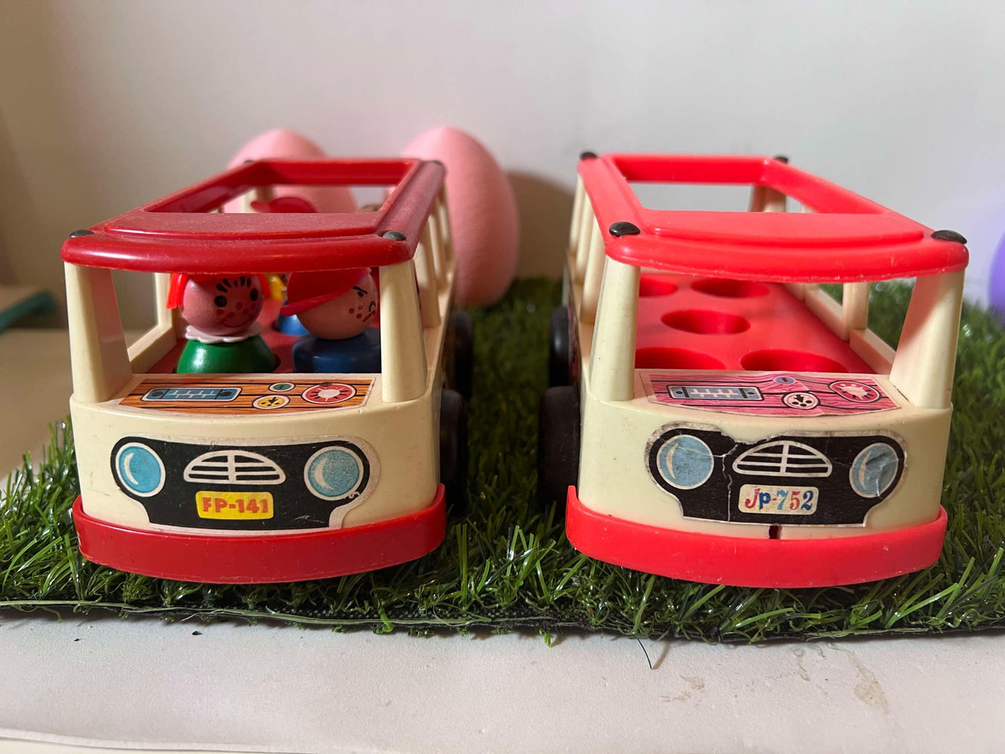 Original Jugetes Perquin (JP) PINK Mini Camper Bus