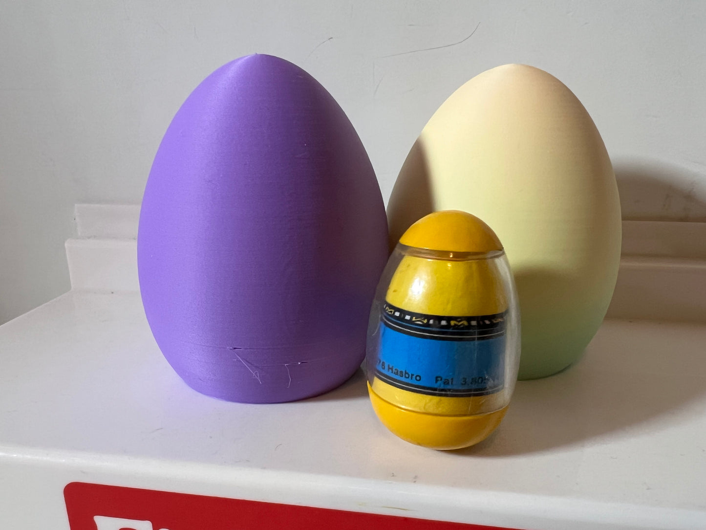 Weeble Wobble Easter Chick Figure