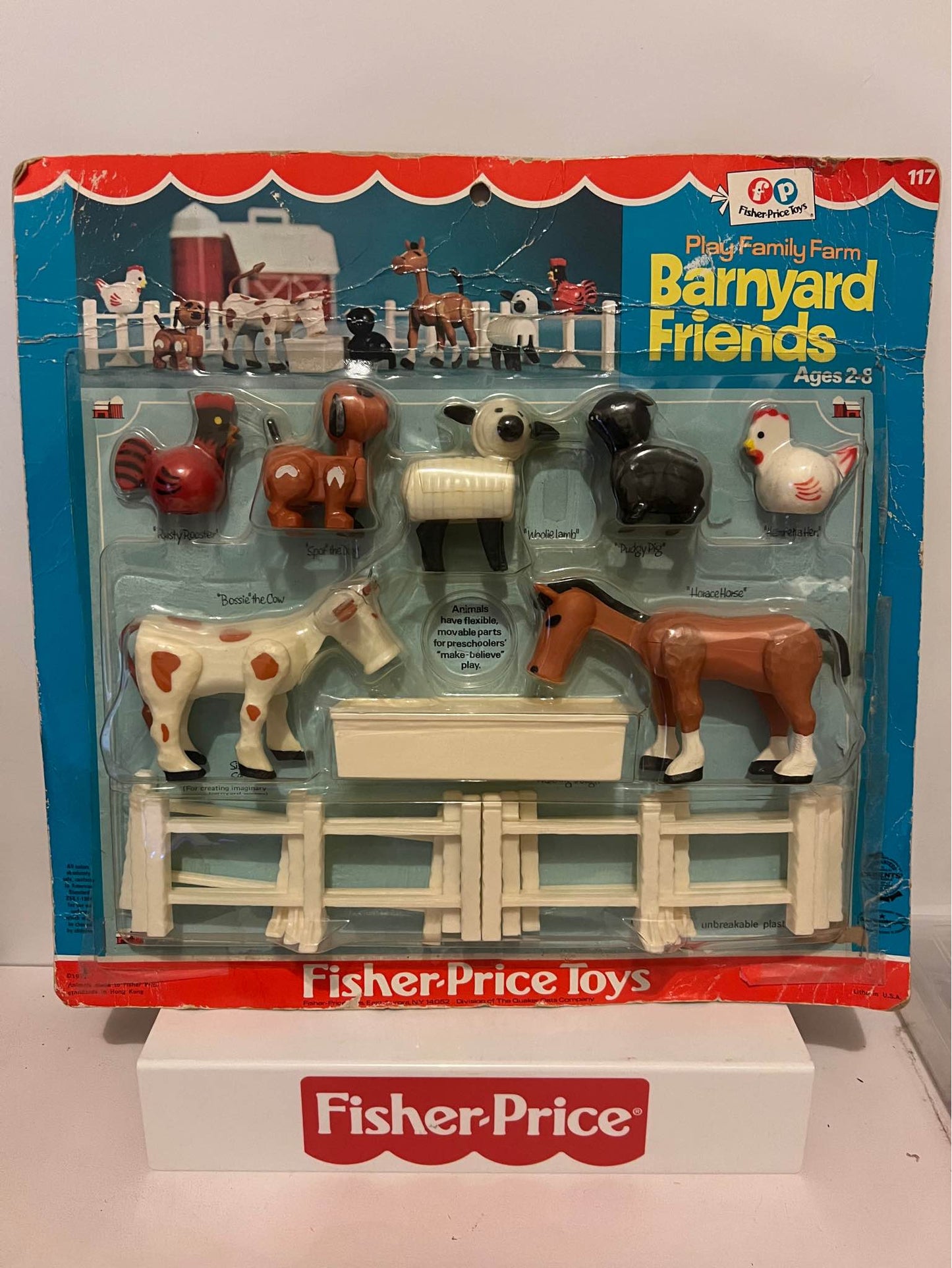 Hard To Find VTG RARE Fisher Price Barnyard Friends with in ORIG PACKAGE!! (Copy)