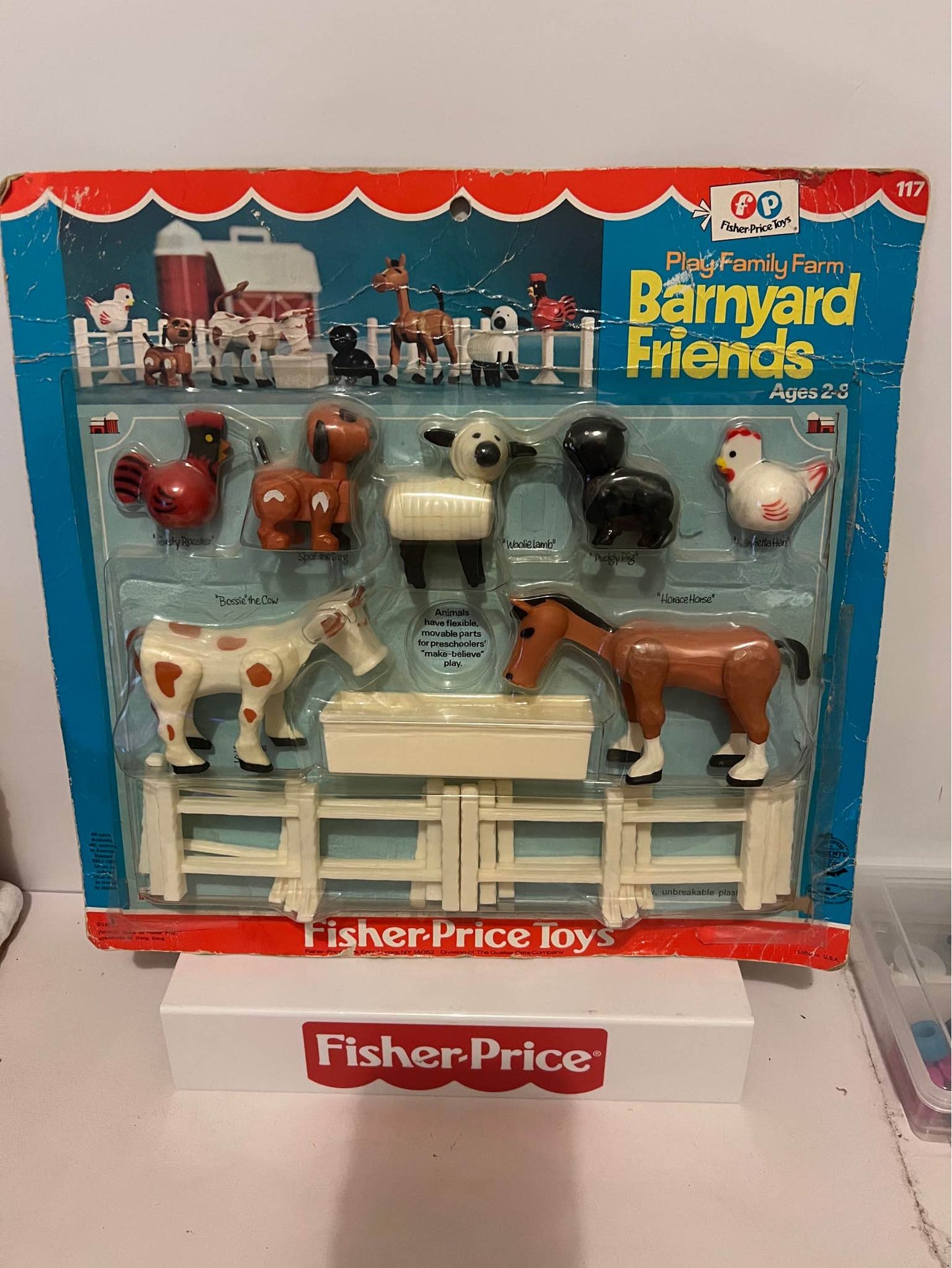 Hard To Find VTG RARE Fisher Price Barnyard Friends with in ORIG PACKAGE!! (Copy)