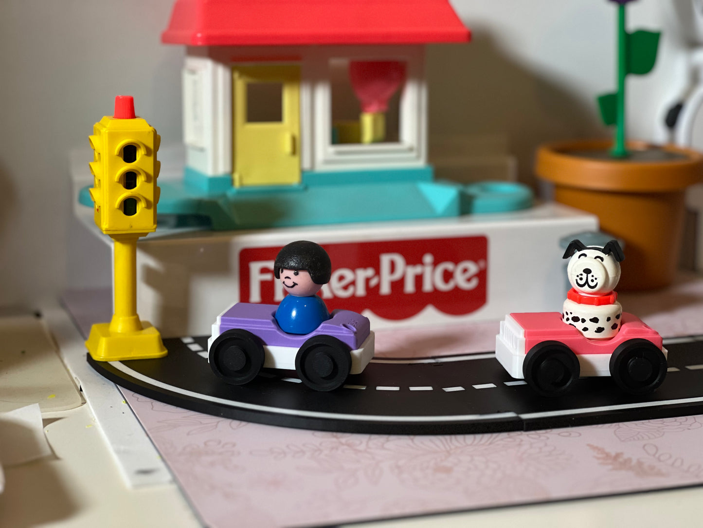 Garage Style Car - White Base with Custom Color Top