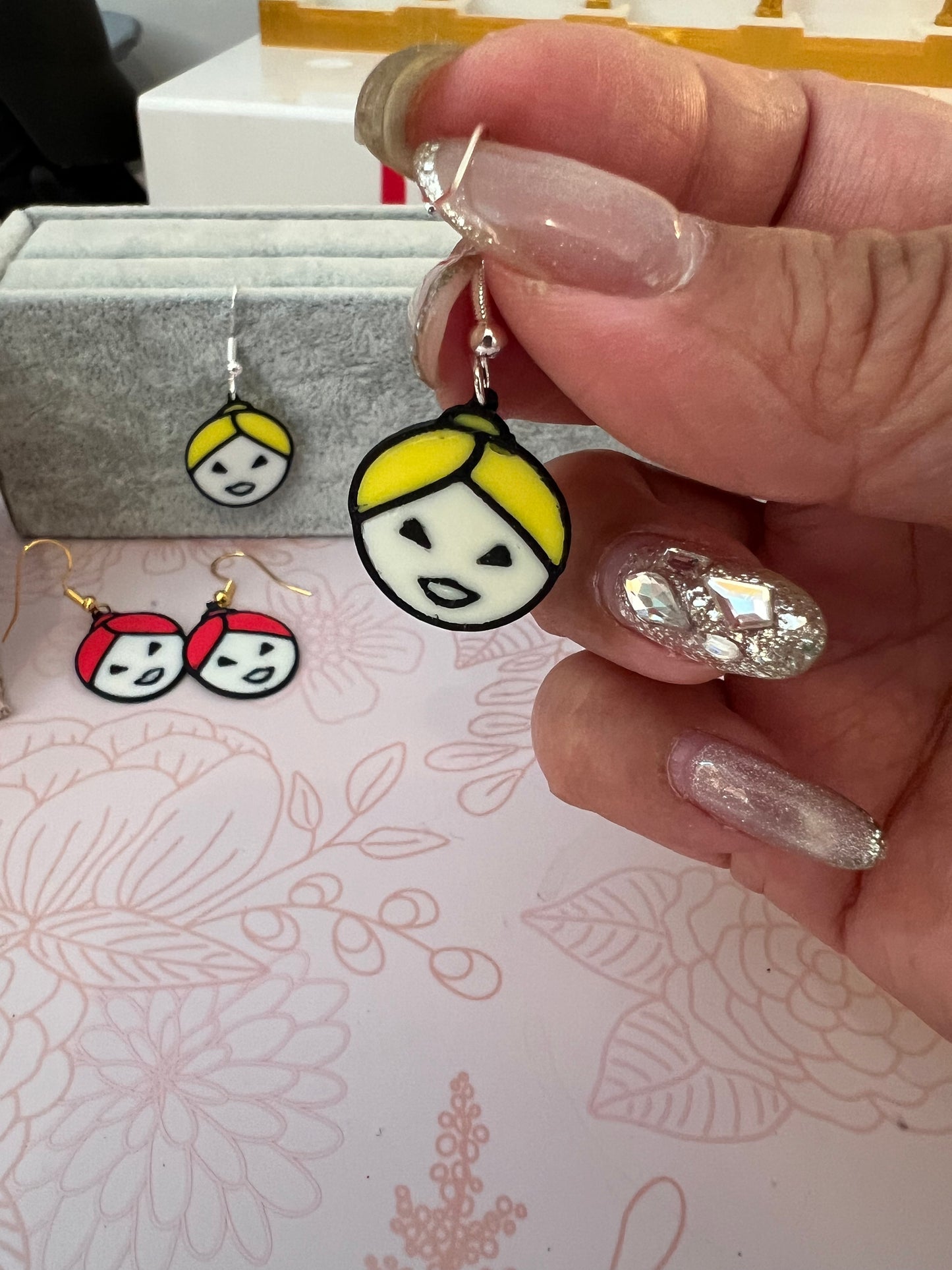 Custom Play Family Character Earrings