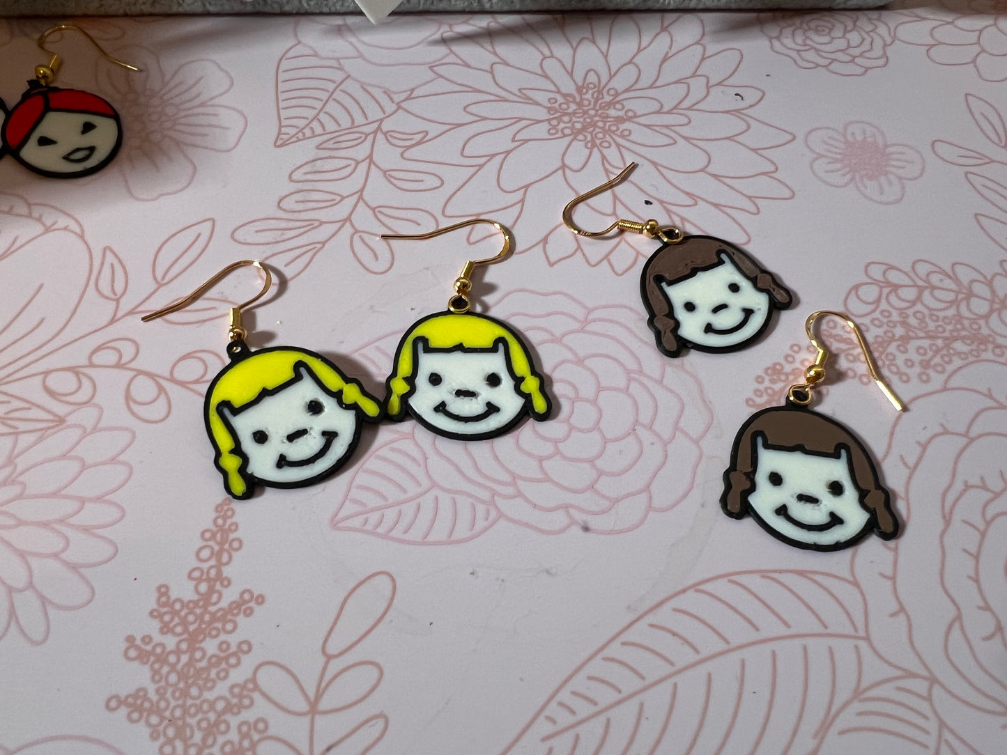 Custom Play Family Character Earrings