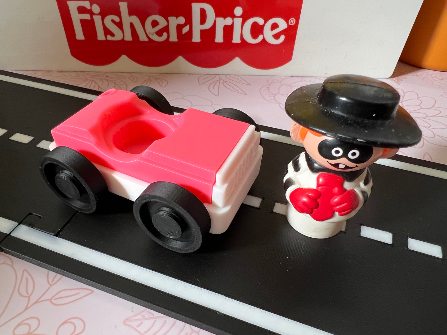 Garage Style Car - White Base with Custom Color Top