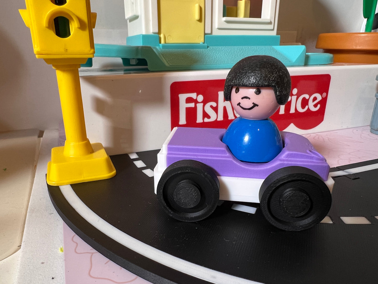 Garage Style Car - White Base with Custom Color Top