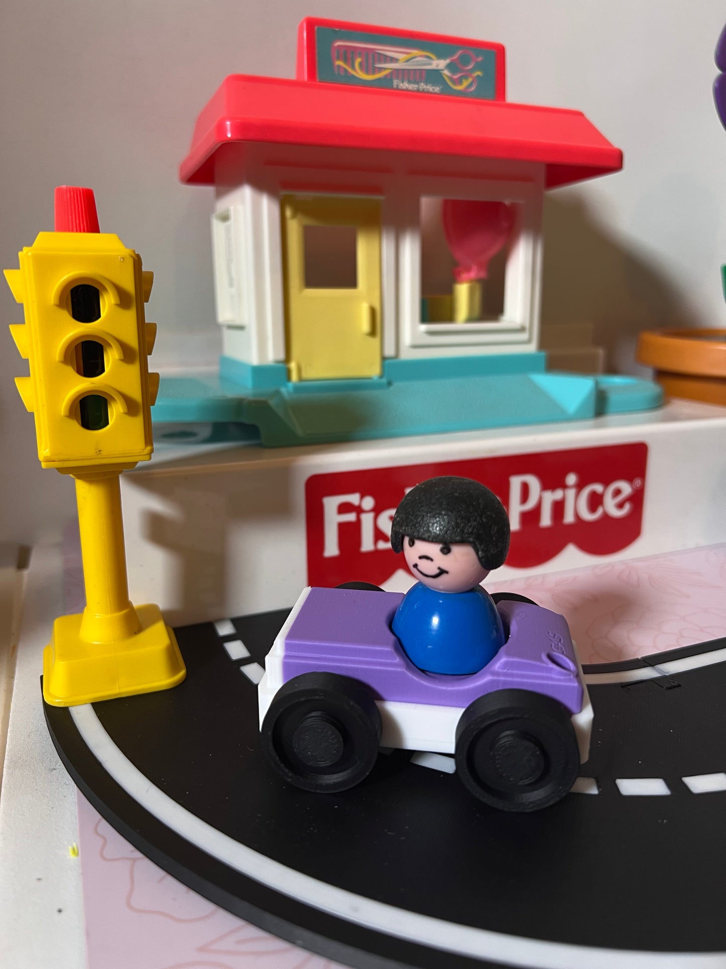 Garage Style Car - White Base with Custom Color Top