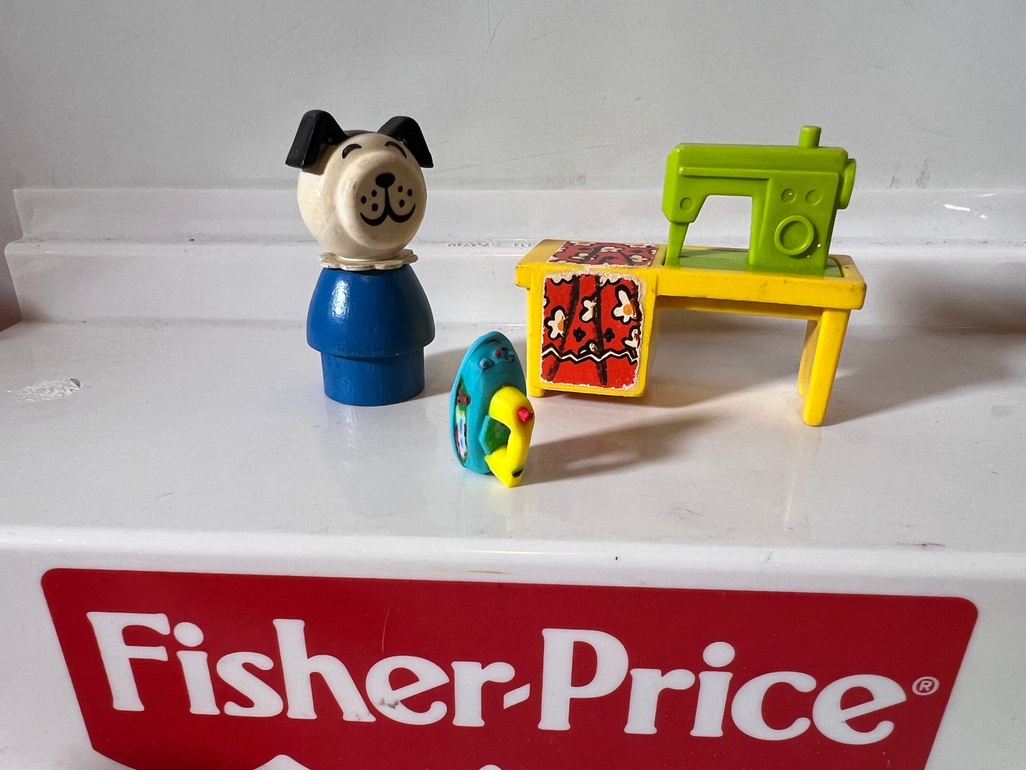 Miniature Vintage Fisher Price Musical Iron