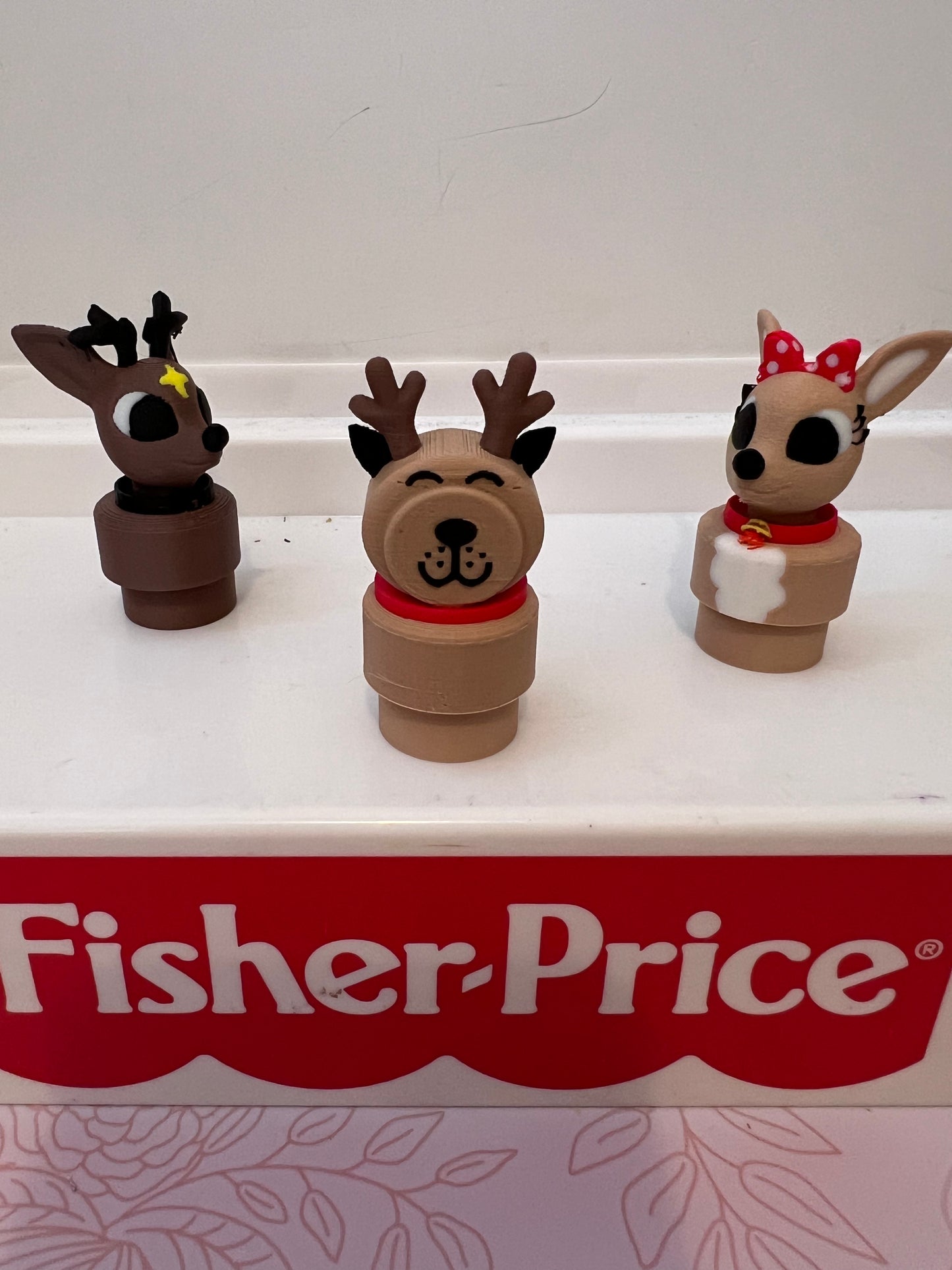 Christmas/Holiday figure - Lucky the Reindeer