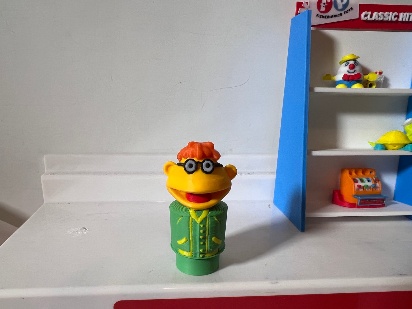 Custom Scooter Muppet Figure for Little People Scale Scenes