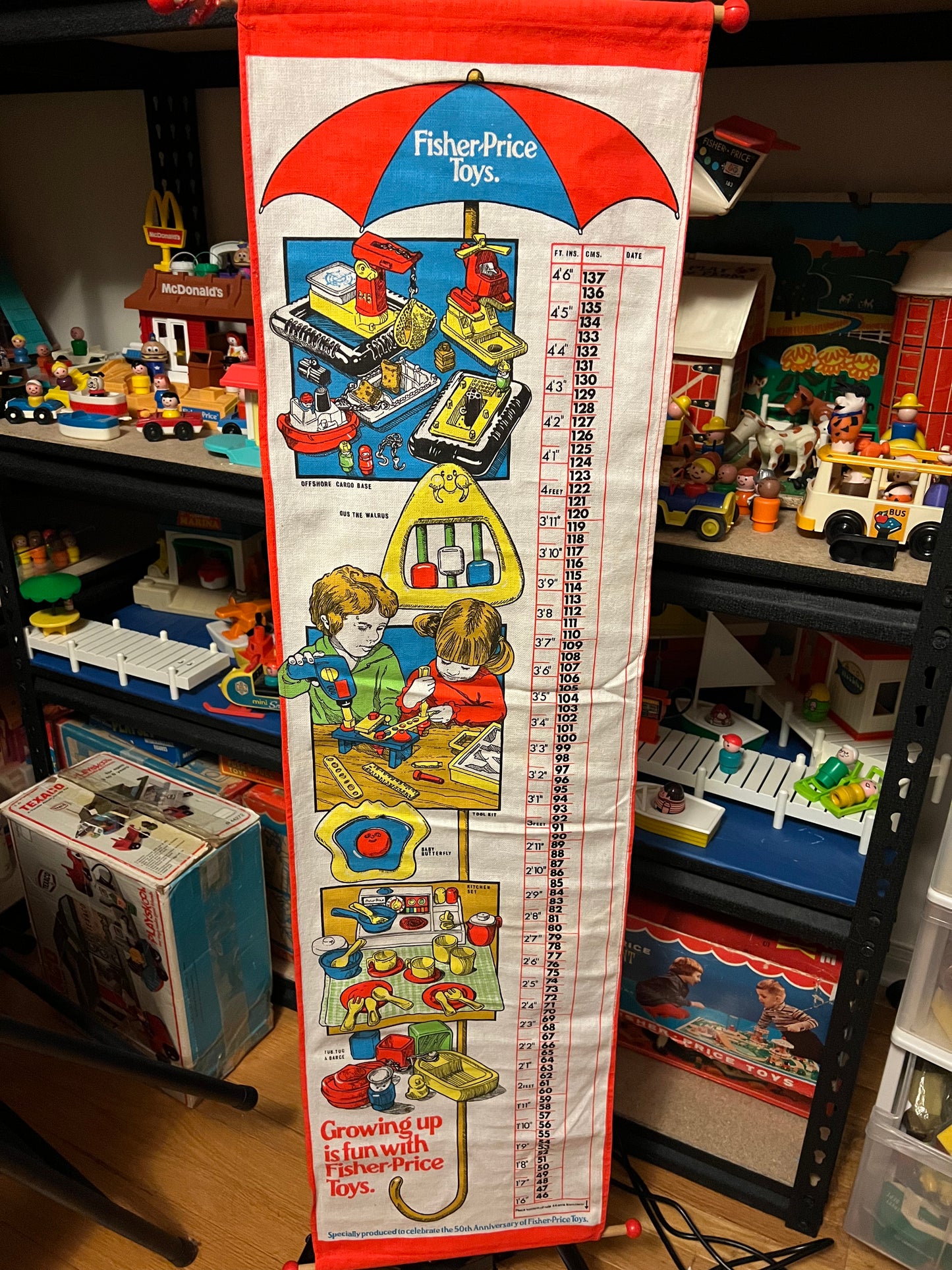 Fisher Price 50th Anniversary Growth Chart