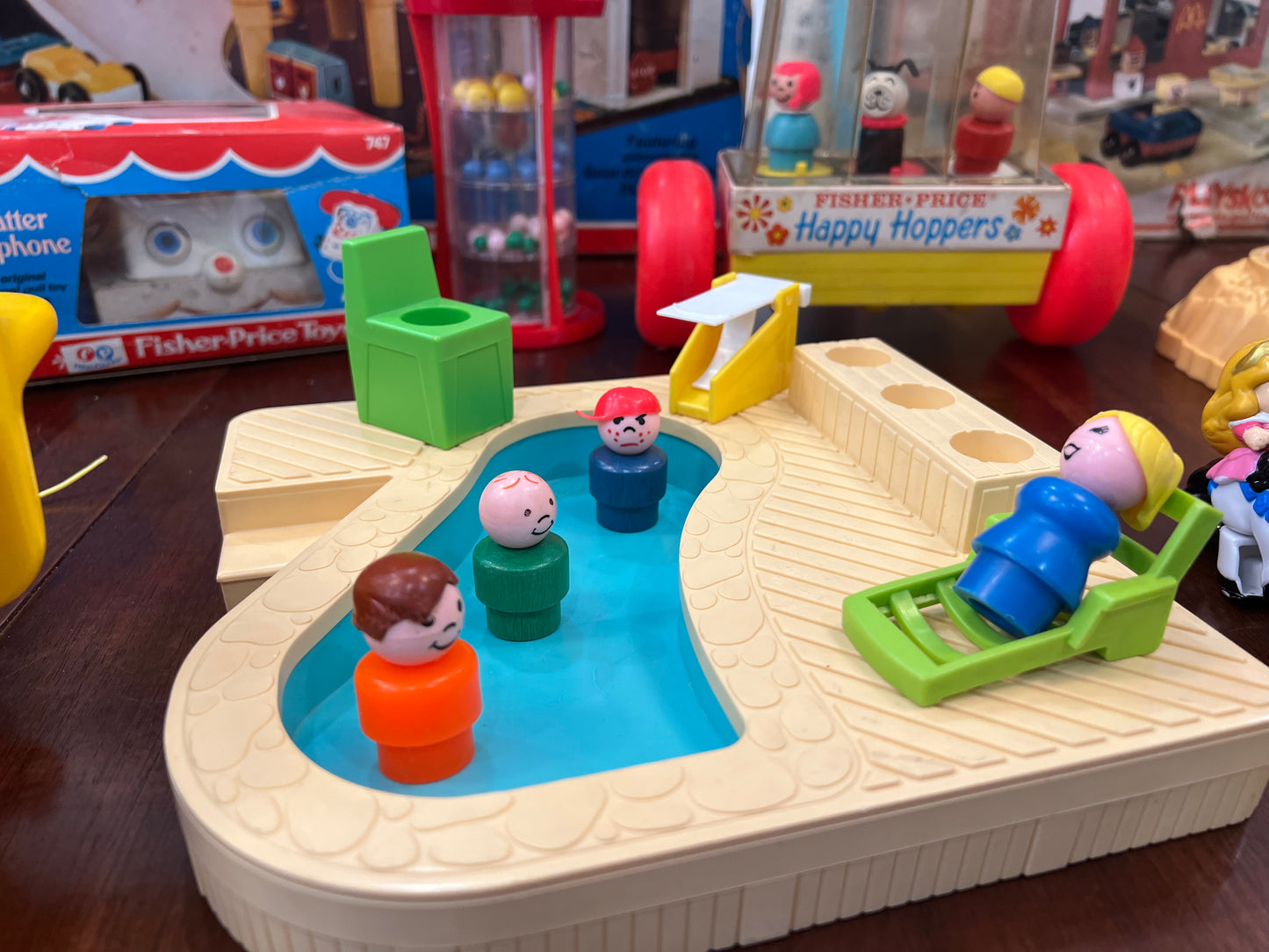 Vintage Fisher Price Pool Lot