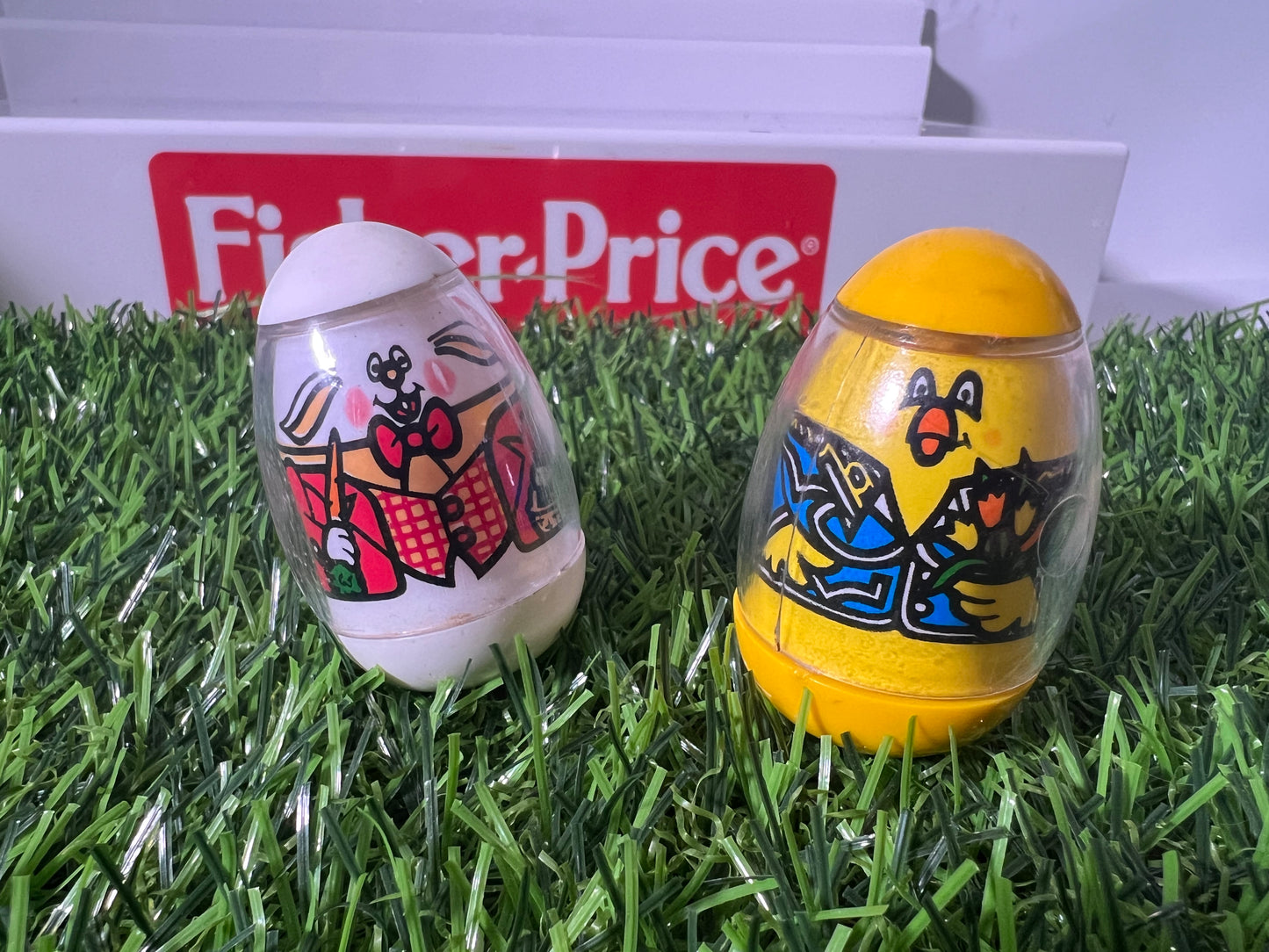 Pair of Easter Weebles!