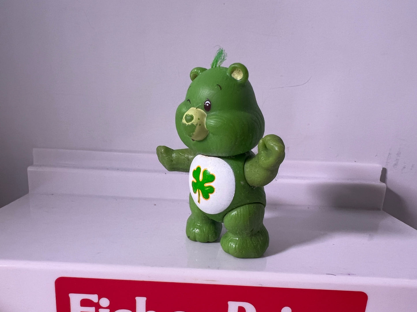 1980's Carebear Figure - Good Luck Bear