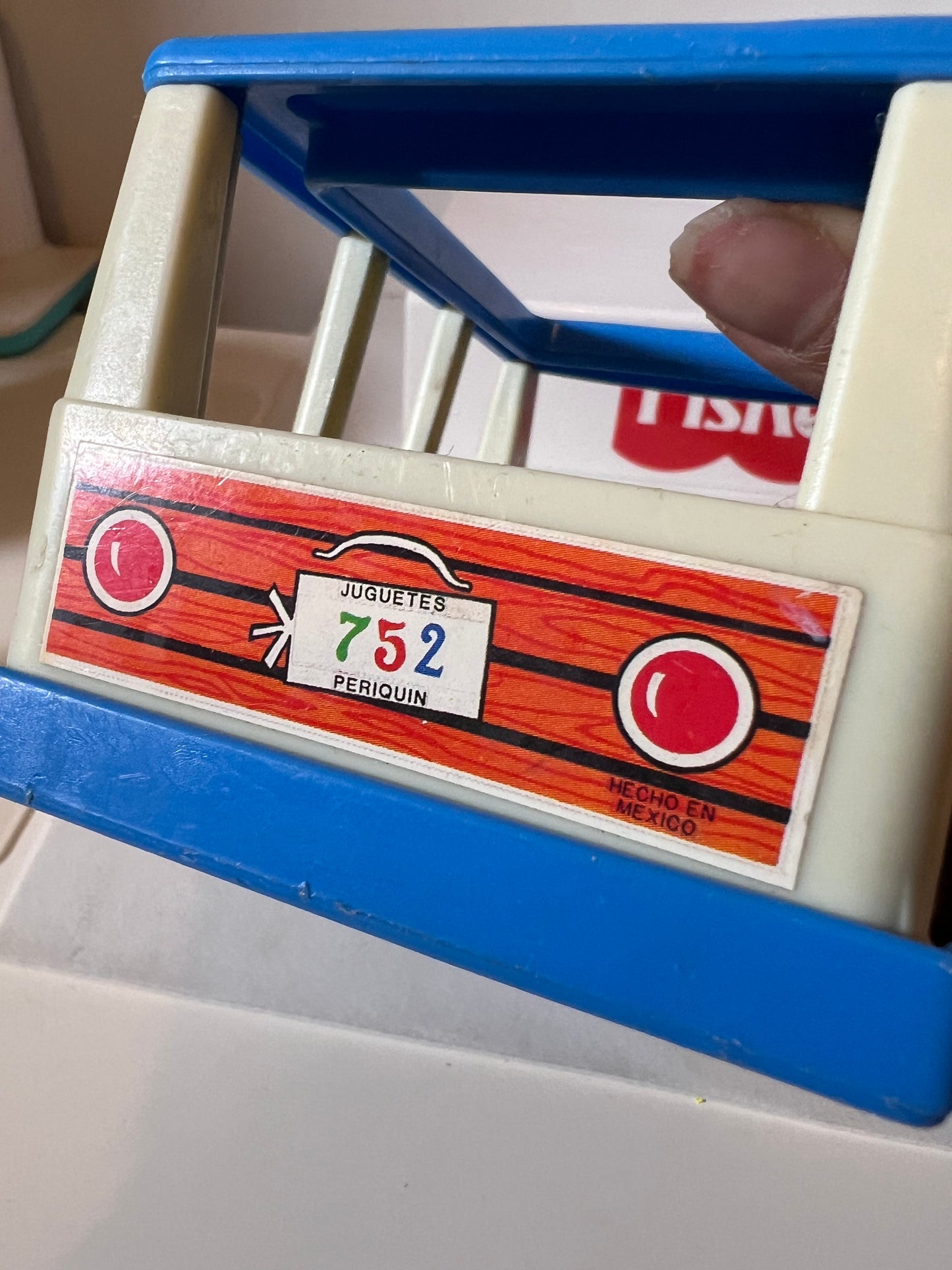 Original Jugetes Perquin (JP) Blue Mini Camper Bus