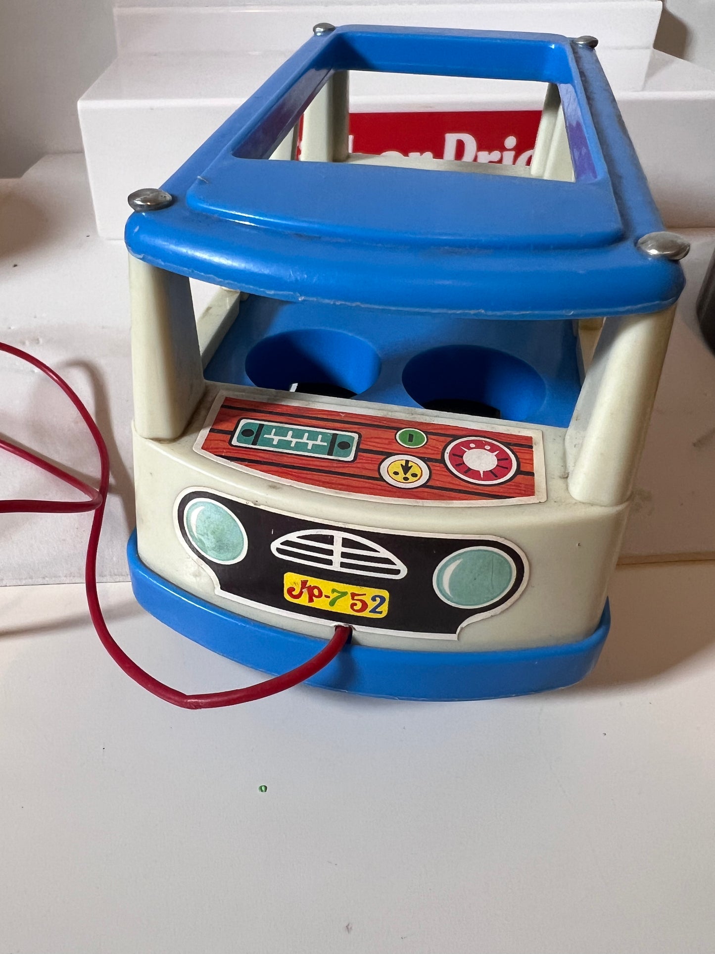 Original Jugetes Perquin (JP) Blue Mini Camper Bus