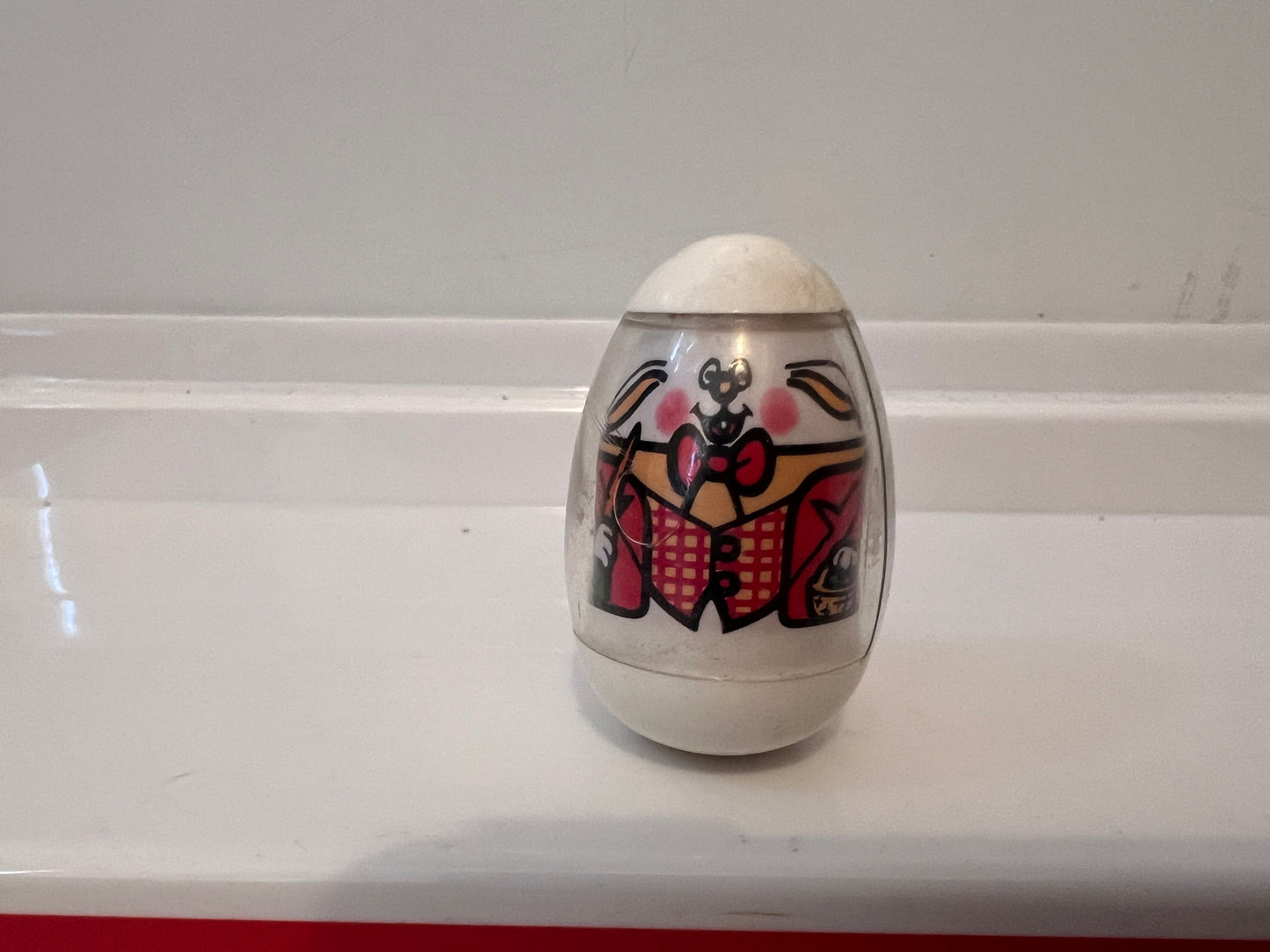 HTF Easter Bunny Weeble Wobble Figure