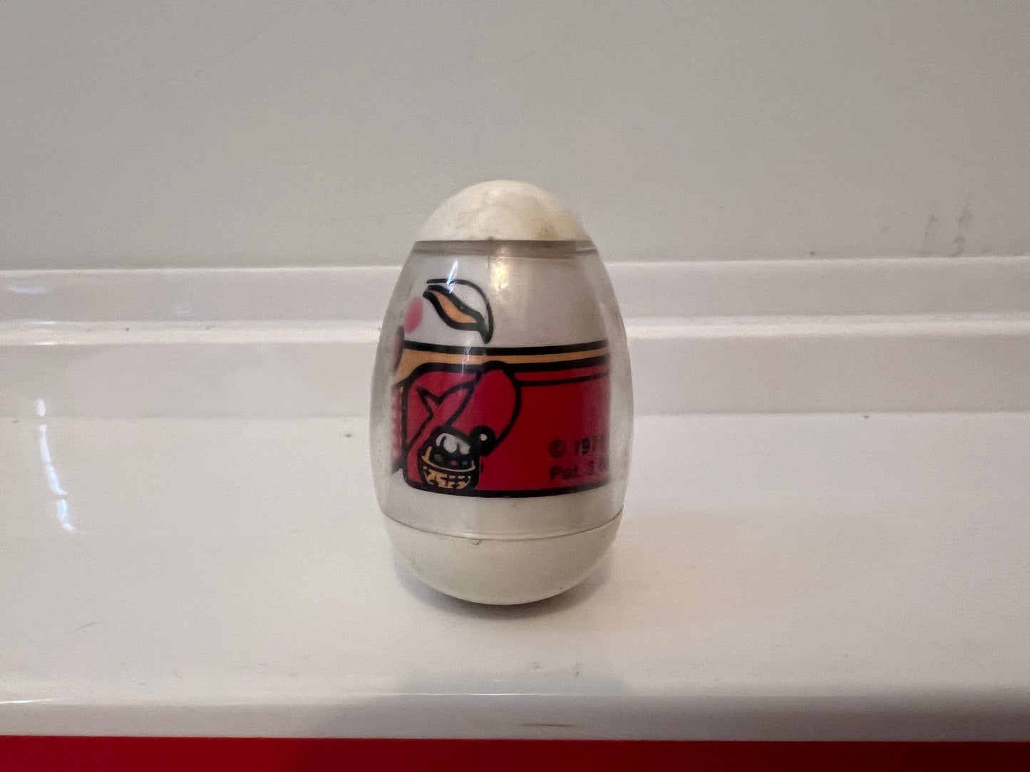 HTF Easter Bunny Weeble Wobble Figure