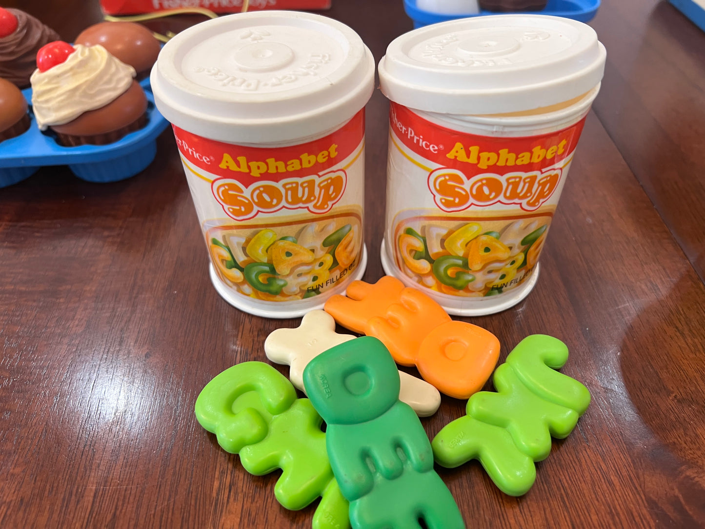 Vintage Fisher Price Fun w Food - Alphabet Soup Lot