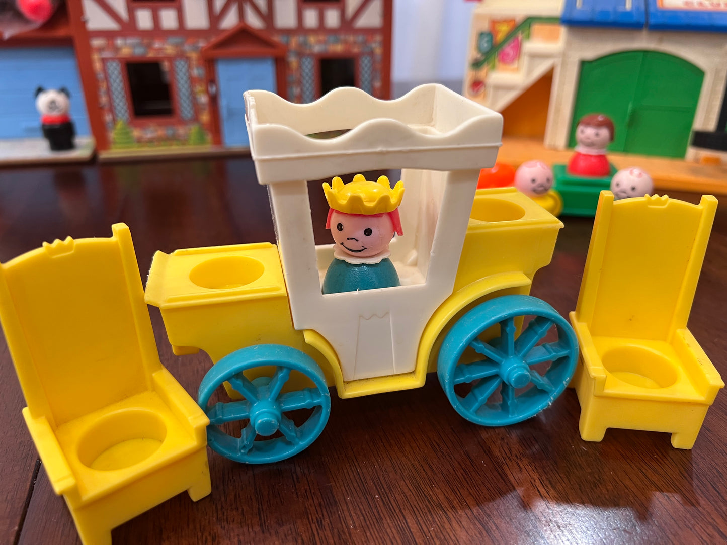 Vintage Fisher Price Castle Accessories Lot
