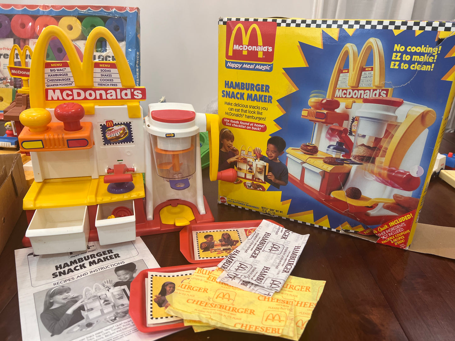 McDonald Hamburger Snack Maker With ORIG Box