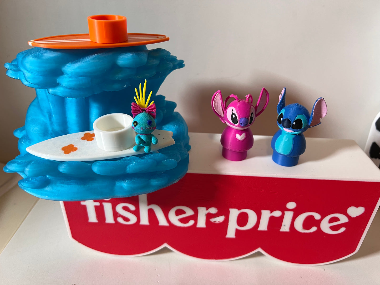 Riding the Waves Diorama
