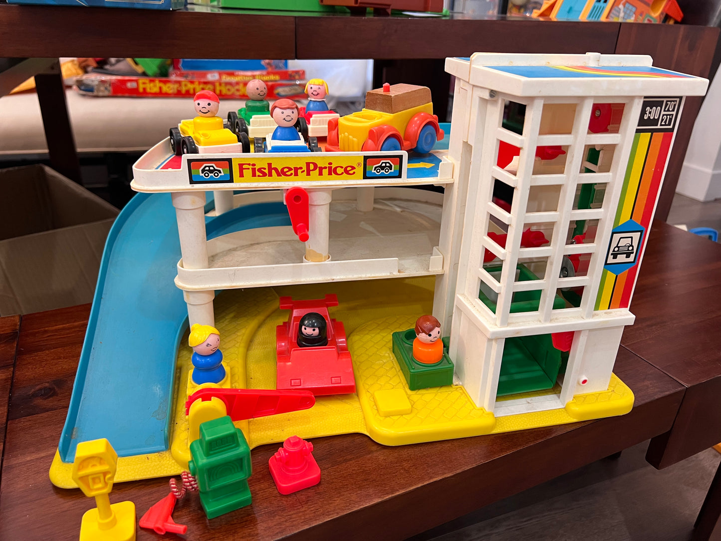 Vintage Little People Garage #2504 COMPLETE 1987 version