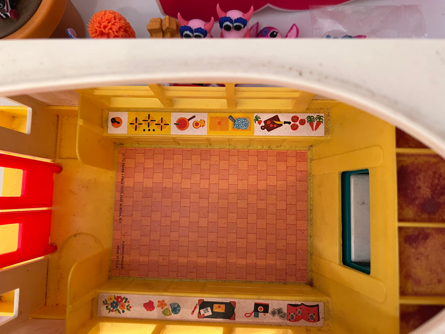 Vintage Little People Green Camper #994 COMPLETE
