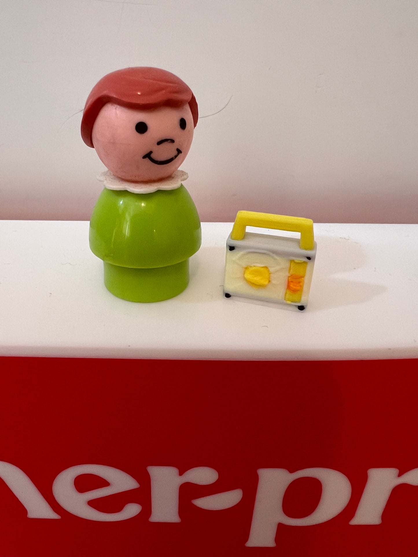 Custom Miniature Vintage Fisher Price Music Radio