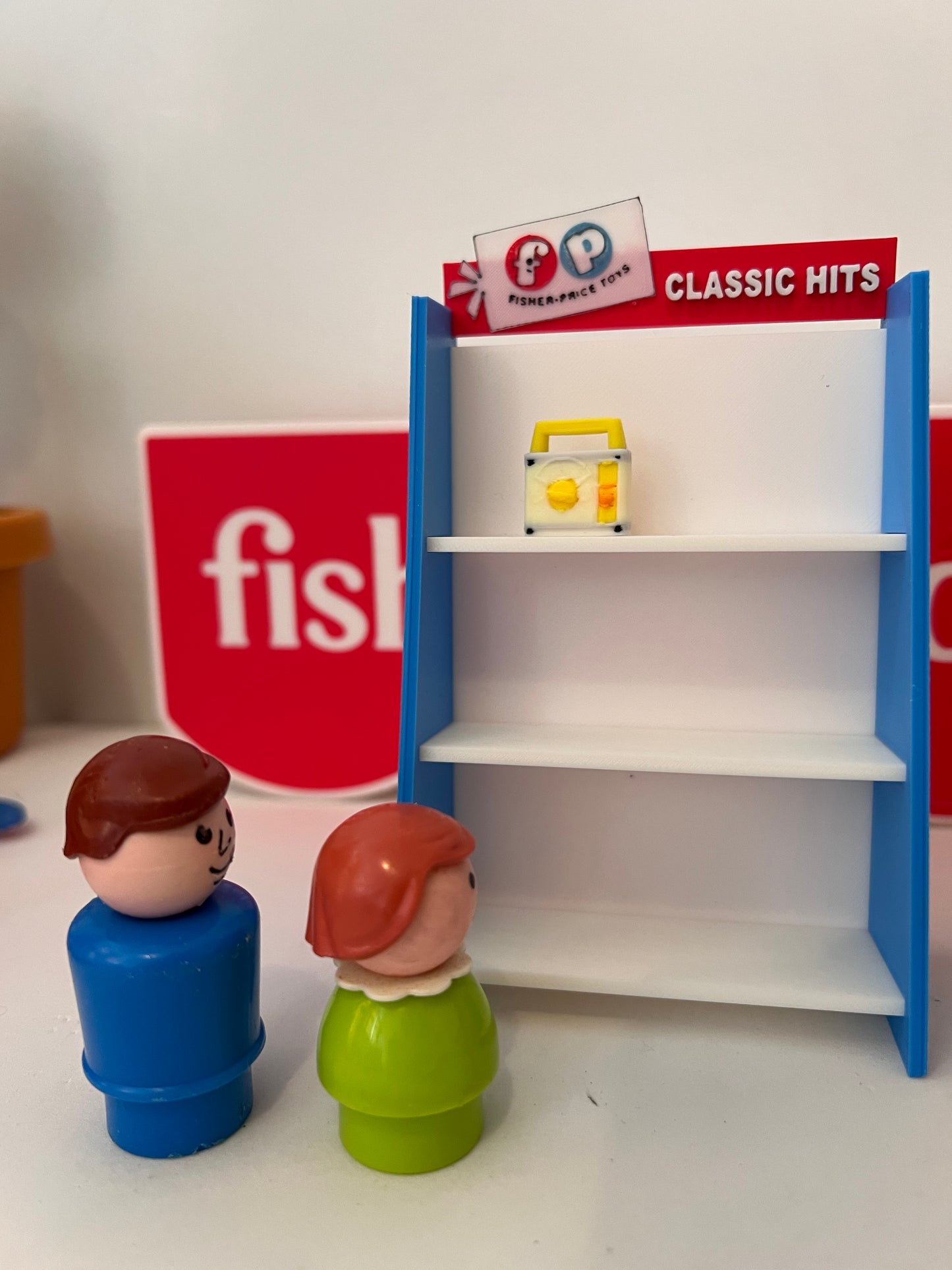 Custom Miniature Vintage Fisher Price Music Radio