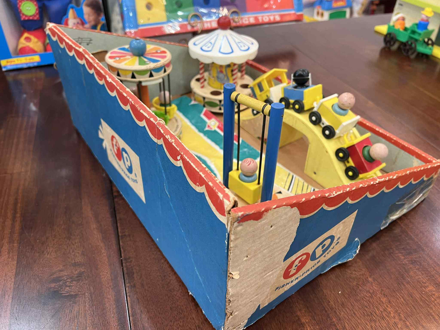 HTF Amusement Park w Bottom Box NEAR COMPLETE