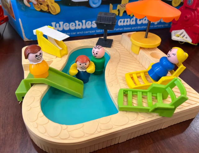 Sunday Fun-day Auction Vintage Fisher Price Pool Lot