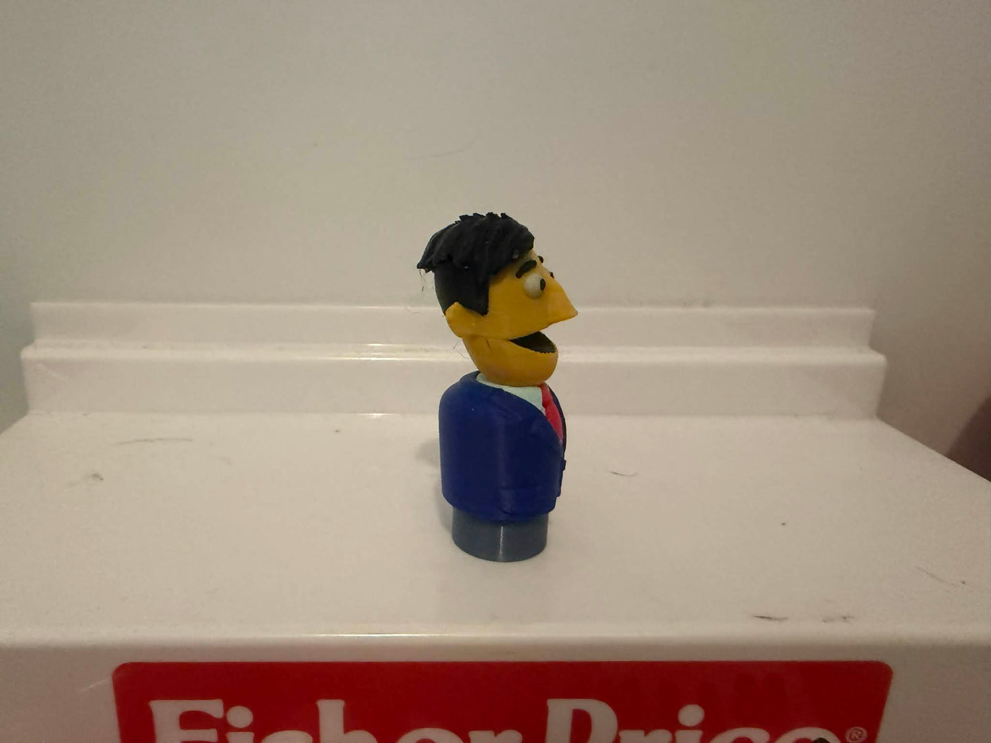 Sesame Street Guy Smiley Figure | Little People Style Collectible