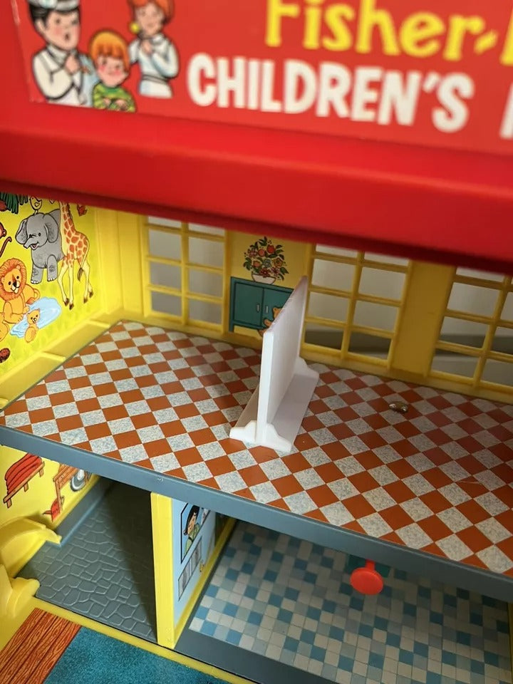 Vintage Fisher Price Little People #931 Hospital REPLACEMENT PRIVACY SCREEN