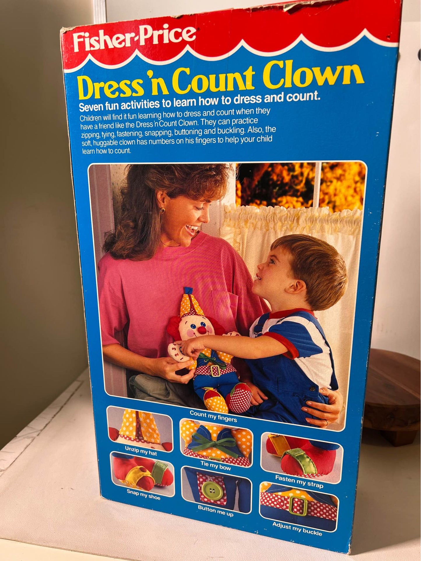 New in Box Fisher Price Dress & Count Clown #8113