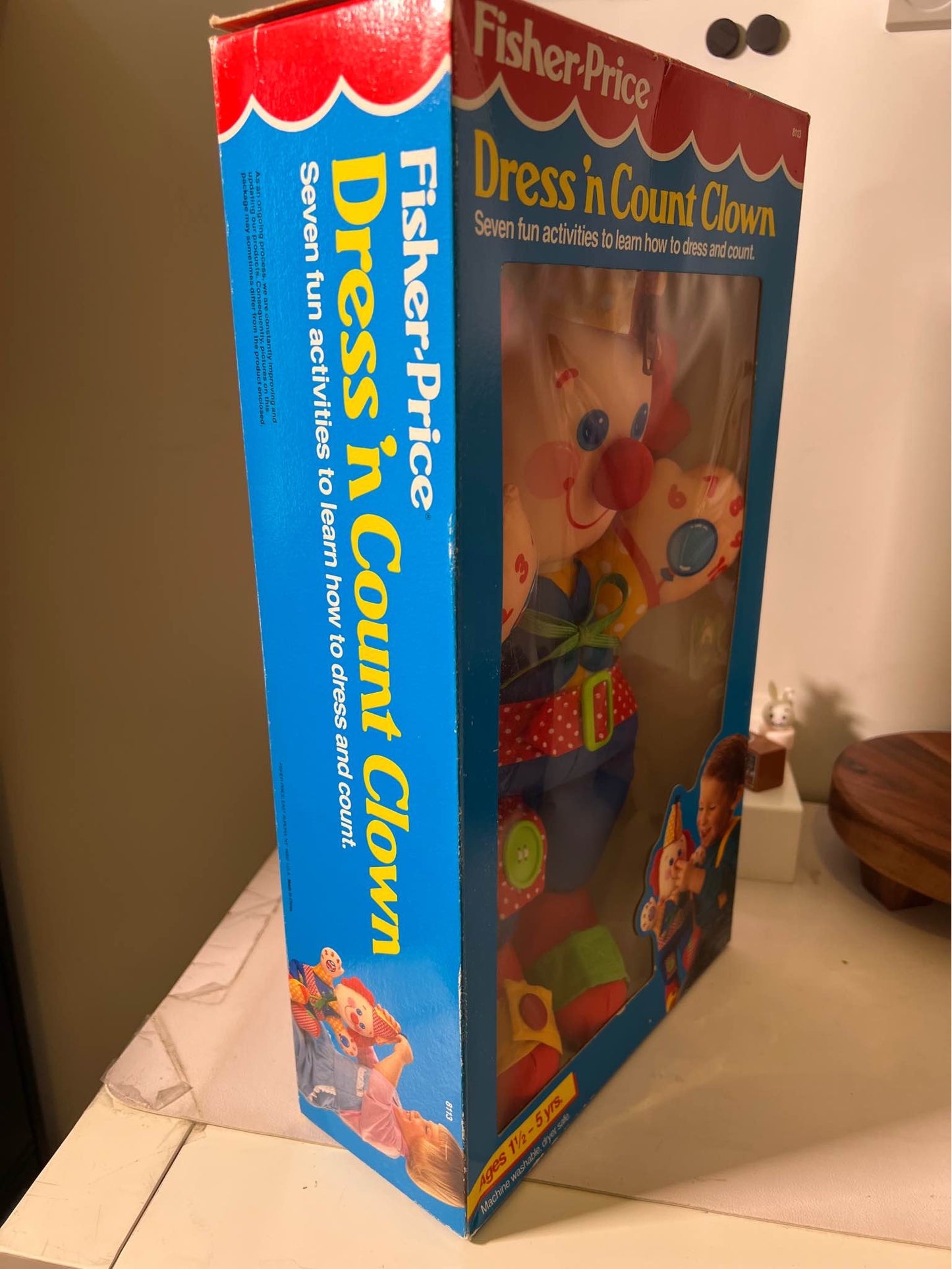 New in Box Fisher Price Dress & Count Clown #8113