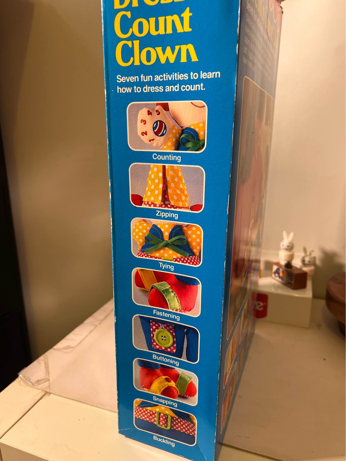 New in Box Fisher Price Dress & Count Clown #8113