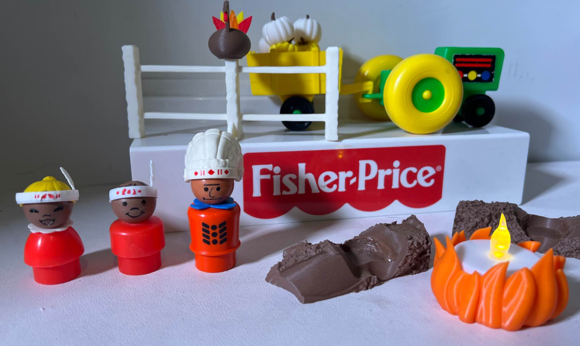 Custom Accessory - Custom Indian Headband for vintage Fisher Price figures