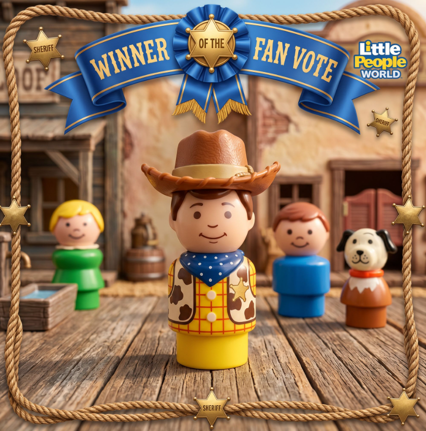 Toy Story - Custom Woody Inspired Figure | Little People Style Collectible