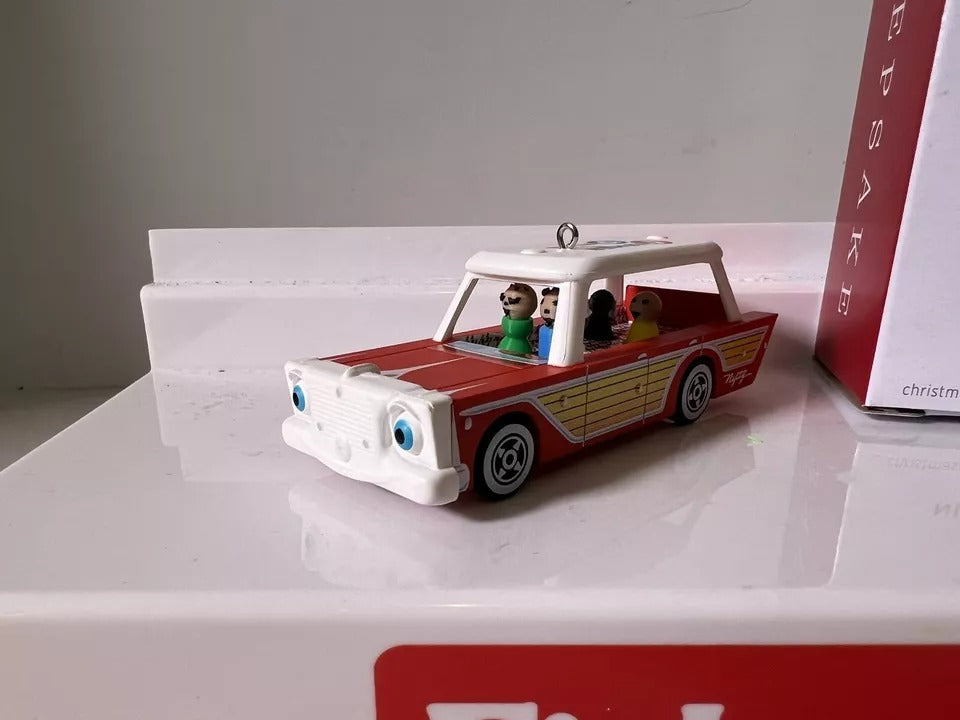 Fisher Price Nifty Station Wagon Ornament - Mini Family