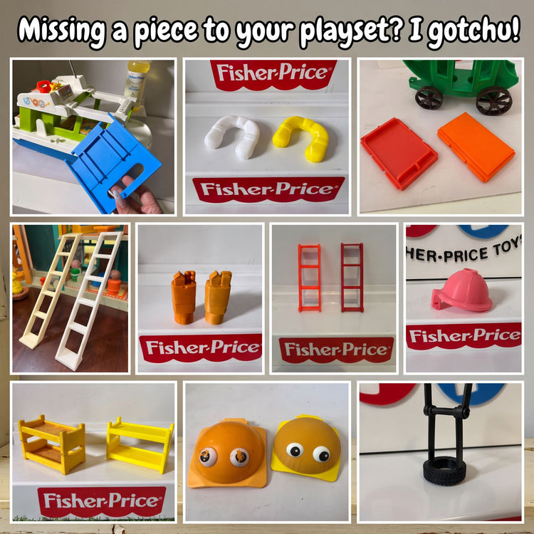 Vintage Fisher Price/ Weebles Replacement Parts