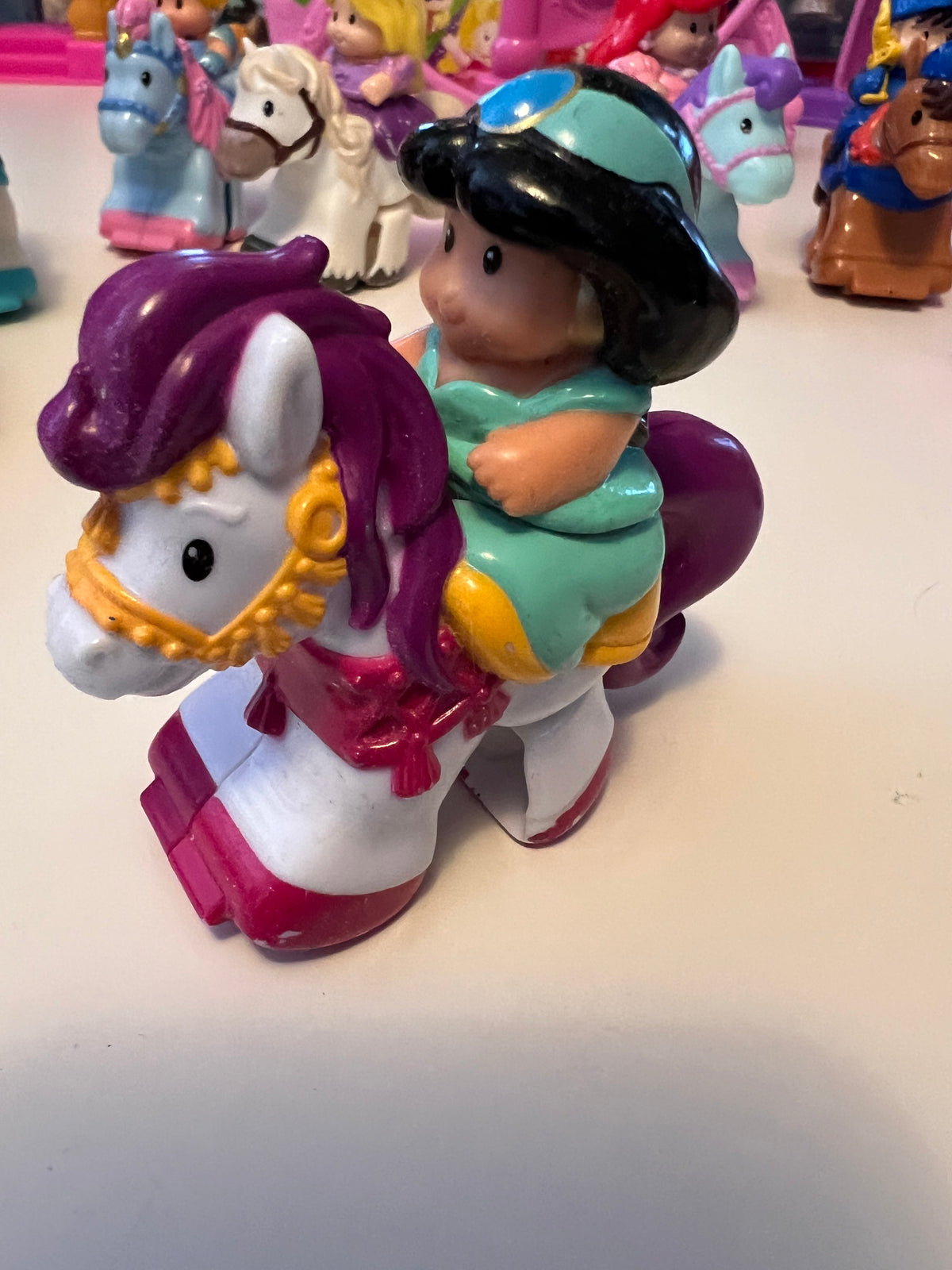 Fisher-Price Little People princess character figurine with horse