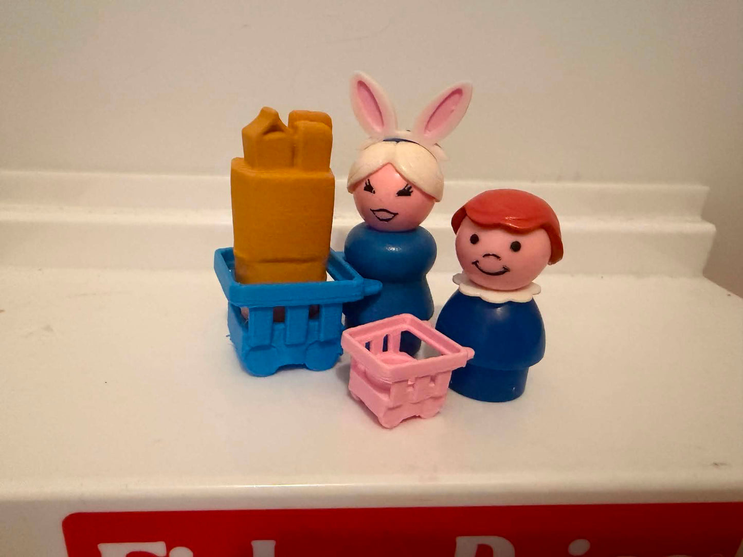 Vintage Fisher Price Custom Shopping Cart