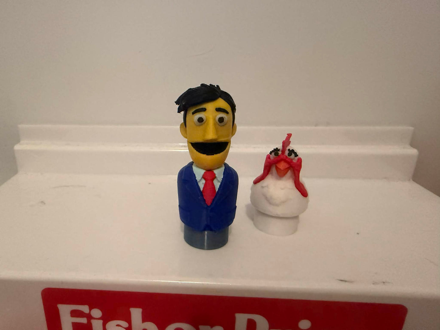 Sesame Street Guy Smiley Figure | Little People Style Collectible