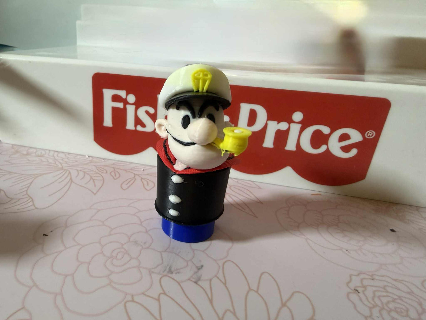 Custom Popeye Figure in Little People Scale
