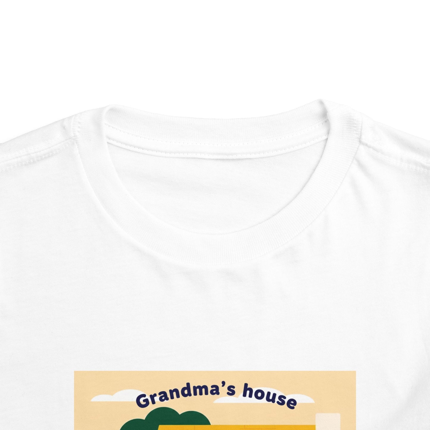 Grandma's House Toddler Tee — "Grandma's house the happiest place on earth" Cute Kids Shirt